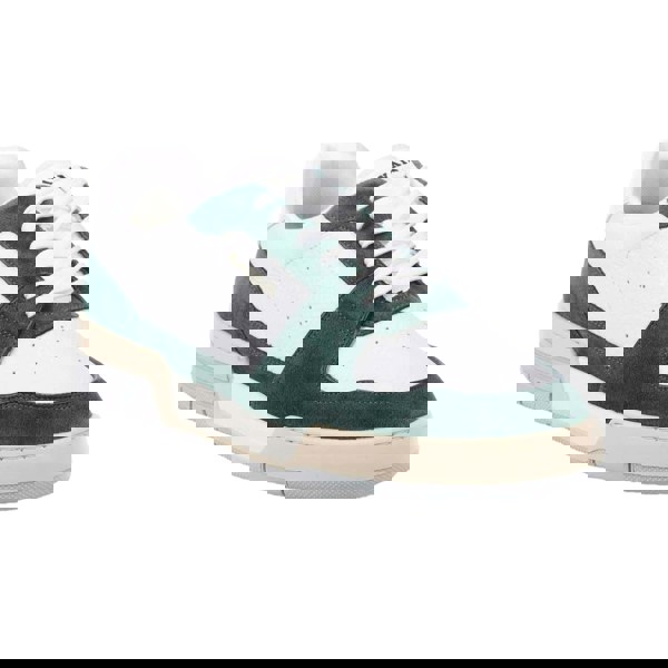 Lavair Mens Vadum Leather Trainers - White/Green