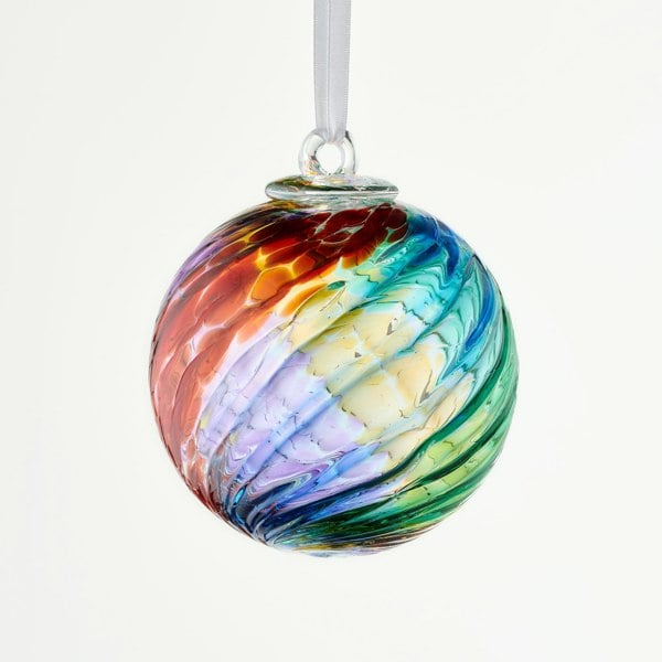 10cm Friendship Ball - Multicoloured Swirl