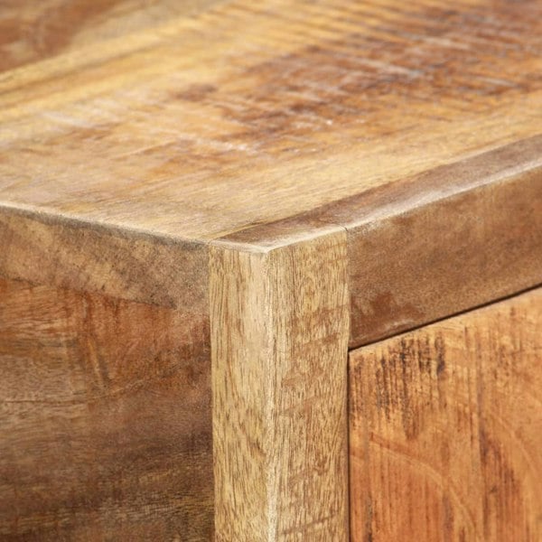 Berkfield Console Table Gold 90x30x75 cm Solid Reclaimed Wood