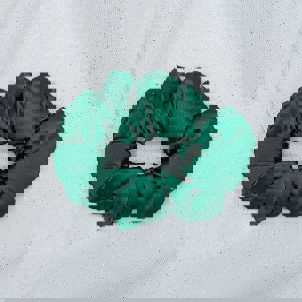 Silk Scrunchie in Green Mulberry Silk gift