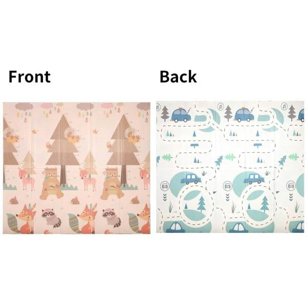 HYGRAD BUILT TO SURVIVE HYGRAD Toddler Floor Play Mat 2 Side Baby Play Mat Reversible Large Soft Gym Plat Mat Crawl Mat for Toddlers