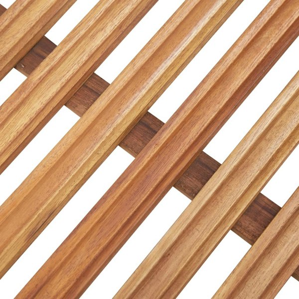 Berkfield Bath Mats 2 pcs Solid Acacia Wood 56x37 cm
