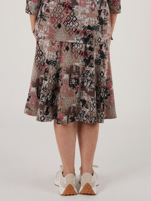 TIGI-Wear Tiled Print Skirt