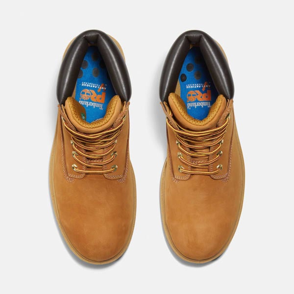 Timberland Pro 6" Iconic Waterproof Safety Work Boots -  Wheat