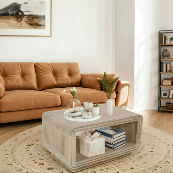 IH Design Rayne Mango Wood Coffee Table