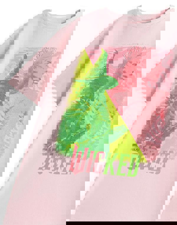 Wicked Girls Pink Split Short Sleeved T-Shirt