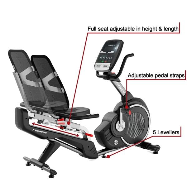 Marcy Pegasus Premium Home Recumbent Bike-170R