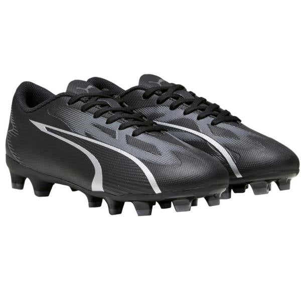 Puma Childrens/Kids Ultra Play Football Boots - Black/Silver - 