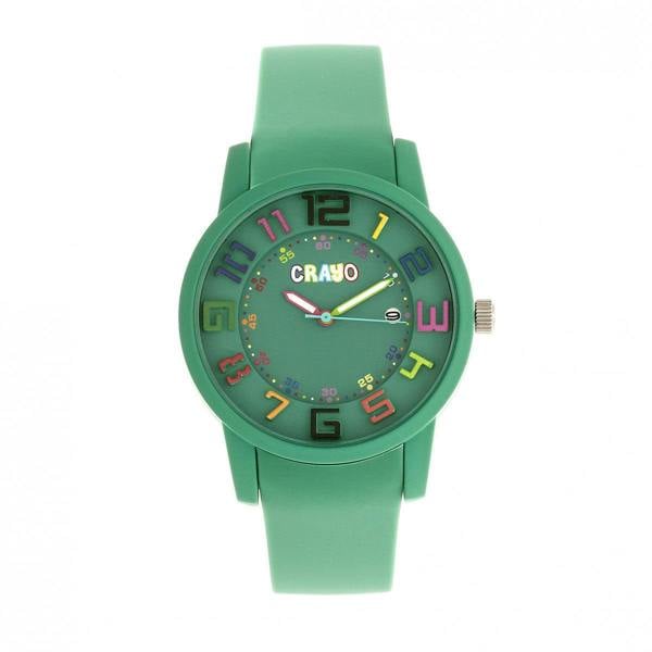 Crayo Festival Unisex Watch w/ Date - Teal - CRACR2003