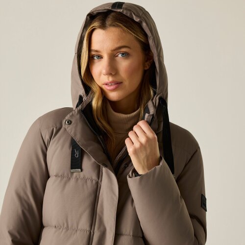 Regatta Womens Eryn Padded Jacket - Mocha/Black
