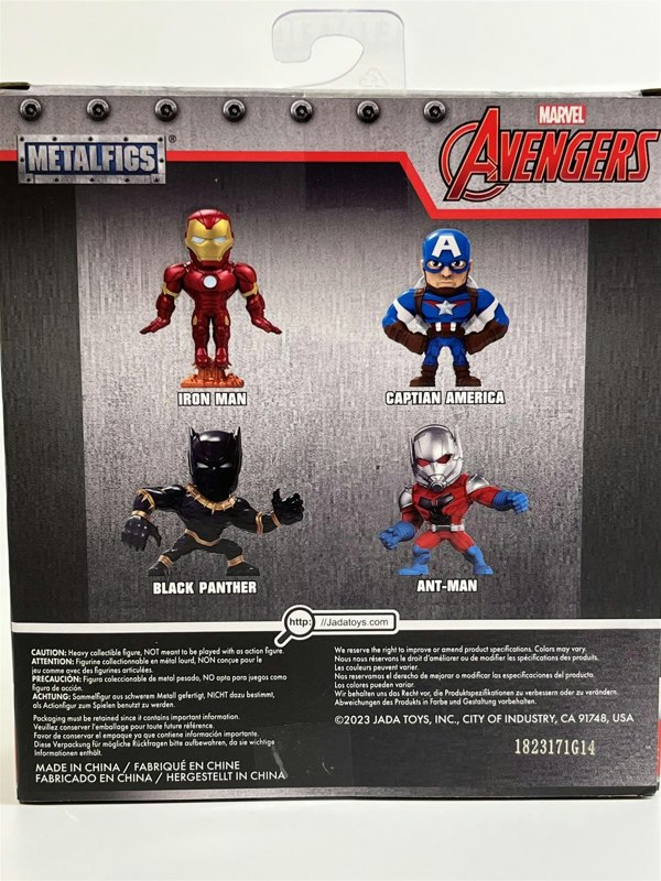 Jada Marvel Avengers 4 Pack 2.5 Inch Metal Figures 253222014 34352