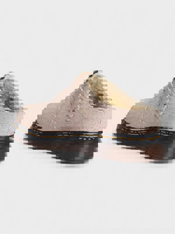 Dr Martens Isham Faux Shearling Lined Suede Mules - Supplied FashionDr Martens