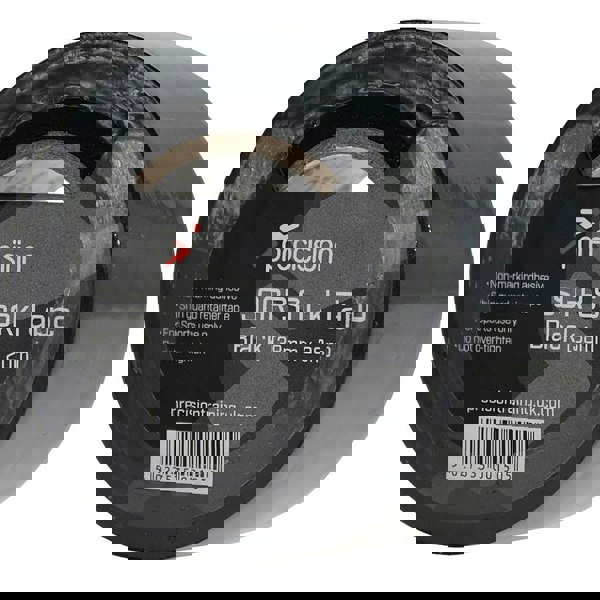 5 PACK - 38mm x 20m BLACK Sock Tape - Football Shin Guard Pads Holder Tape