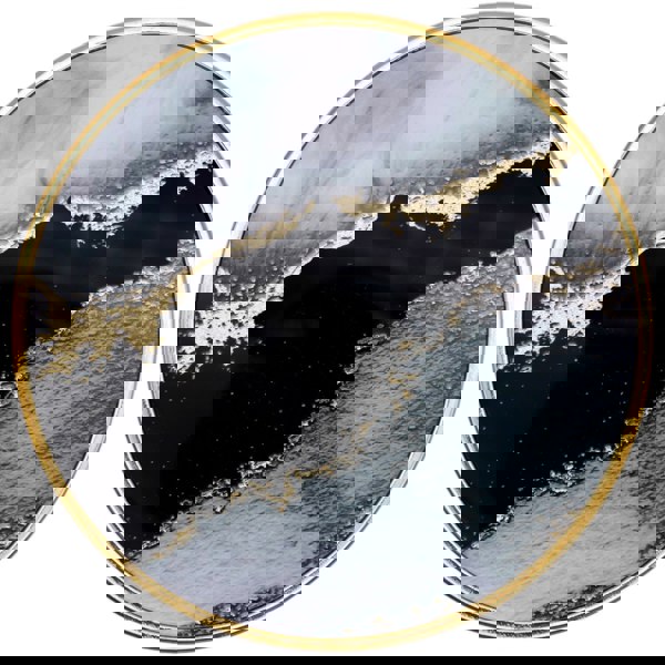 Maison des Cadeaux Set of 4 Abstract Round Drink Coasters