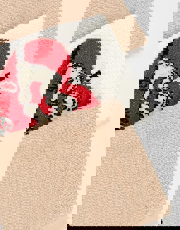 Disney Womens Beige Minnie Mouse Calf Socks Set of 5