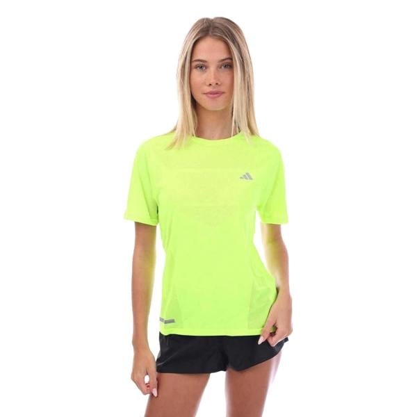 Adidas Womens/Ladies Ultimate Knitted T-Shirt - Lemon - 