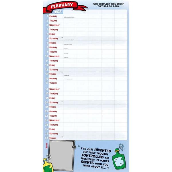 Dad's Family Organiser 2026 - 2027, Family Planners, Month To View, Humour, Gift