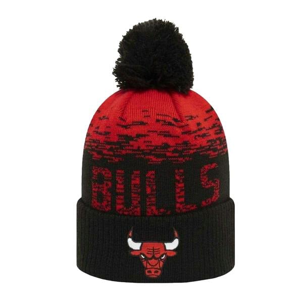 New Era Unisex Adult Chicago Bulls Beanie - Black - 