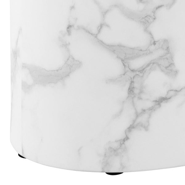 Furniture To Go Mice Oval Coffee Table in White Set of 2