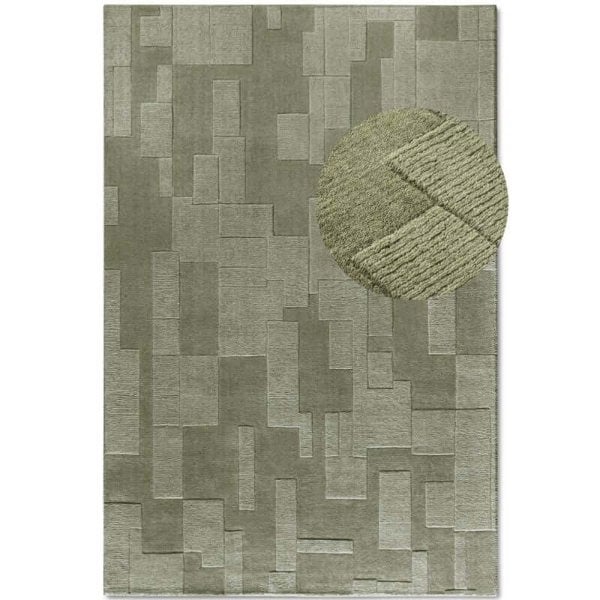 The Rugs Hand-Woven Abstract Design Wool Rug