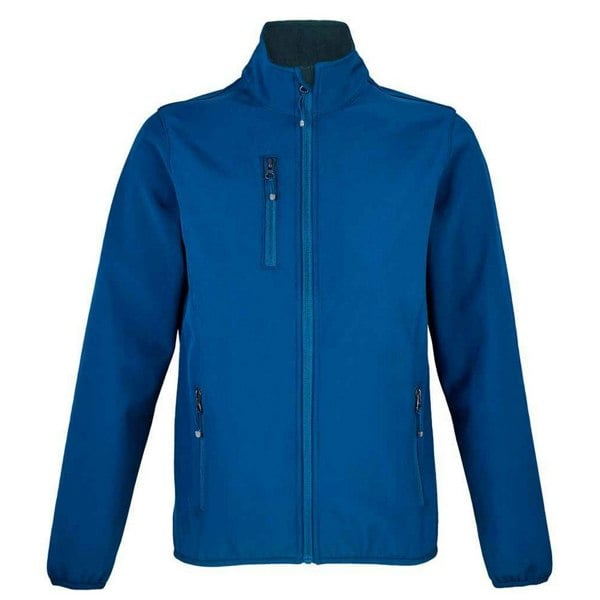 SOLS Womens Falcon Softshell Recycled Soft Shell Jacket - Royal Blue