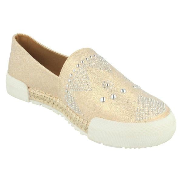 Savannah Ladies Savannah Rope Edge Espadrilles