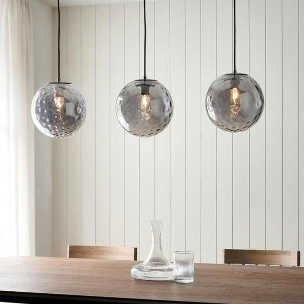 Pagazzi Lighting Tamara 3-Light Antique Brass Pendant Bar