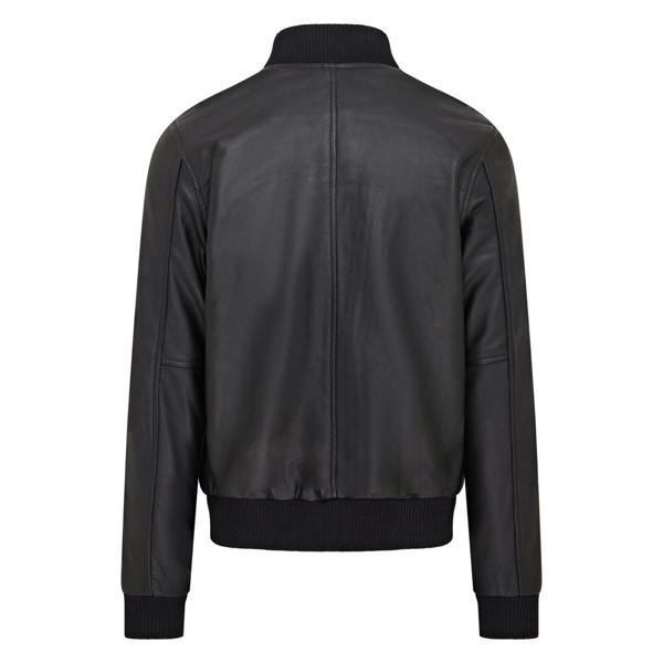 Infinity Leather Mens Soft Leather MA-1 Varsity Bomber Jacket