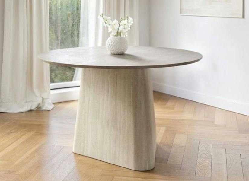 Elin Sintered Stone Round Dining Table