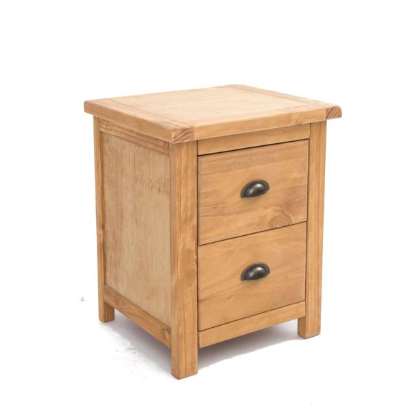 Cabinet Bits Lugo 2 Drawer Bedside Table