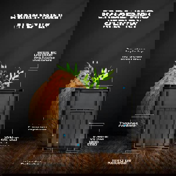 MANTRARAJ Bamboo Cutlery Drawer Organiser 5-7 Compartment Expandable Cutlery Tray Utensil Holder