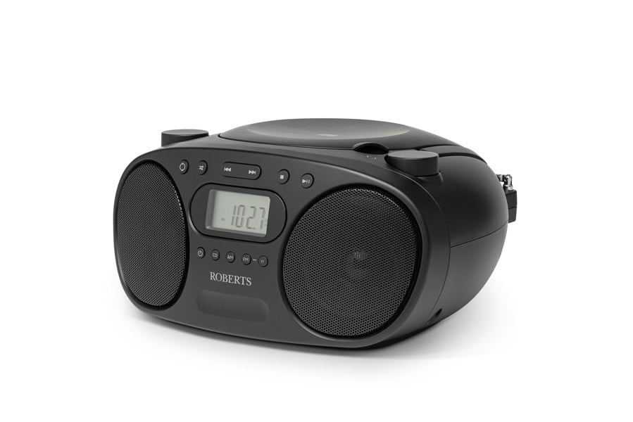 Roberts Radio ZOOMBOX FM CD / FM / AM Stereo Boombox - Free Gift RRP £10!