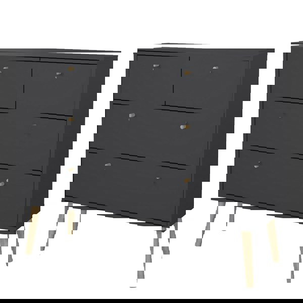 Furniture To Go Cumbria Chest 2 + 2 Drawers Dark Grey