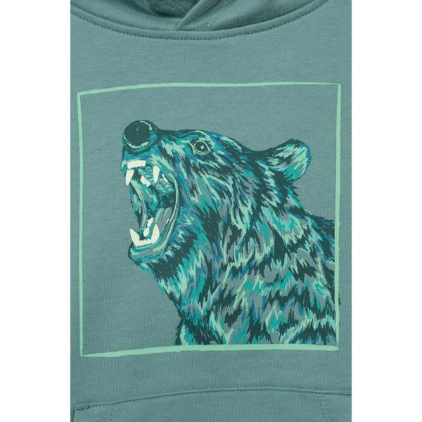 Mountain Warehouse Childrens/Kids Bear Glow In The Dark Hoodie - Light Blue - 