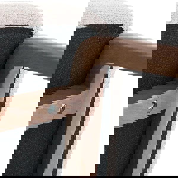 TRL Furniture Moderna Cream Fabric Dining Chair