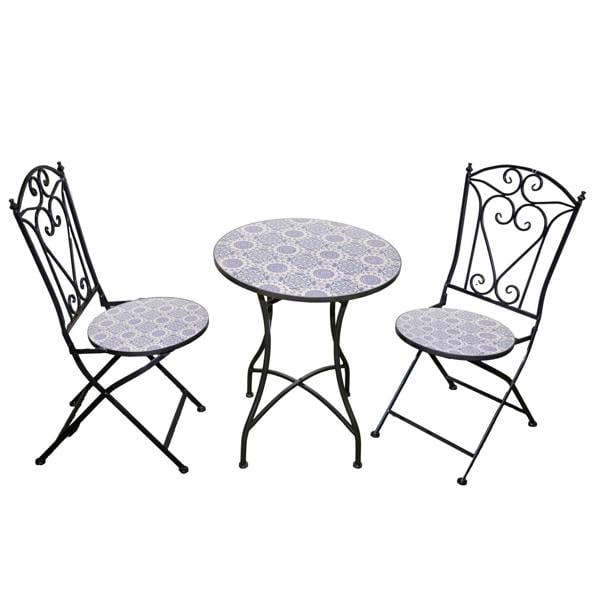 60cm Porto Mosaic Bistro Set image 1