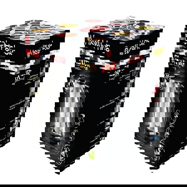 Russell Hobbs Adventure Kettle 1.7L, Stainless Steel, 3000W Rapid Boil, Perfect Pour Spout, 360° Base, Anti-Scale Filter