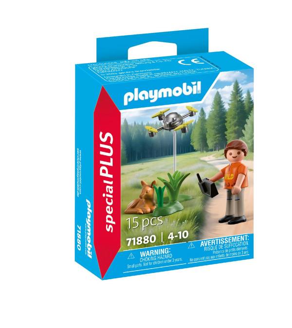 Playmobil Fawn Rescue with Drone - 71880 Playset