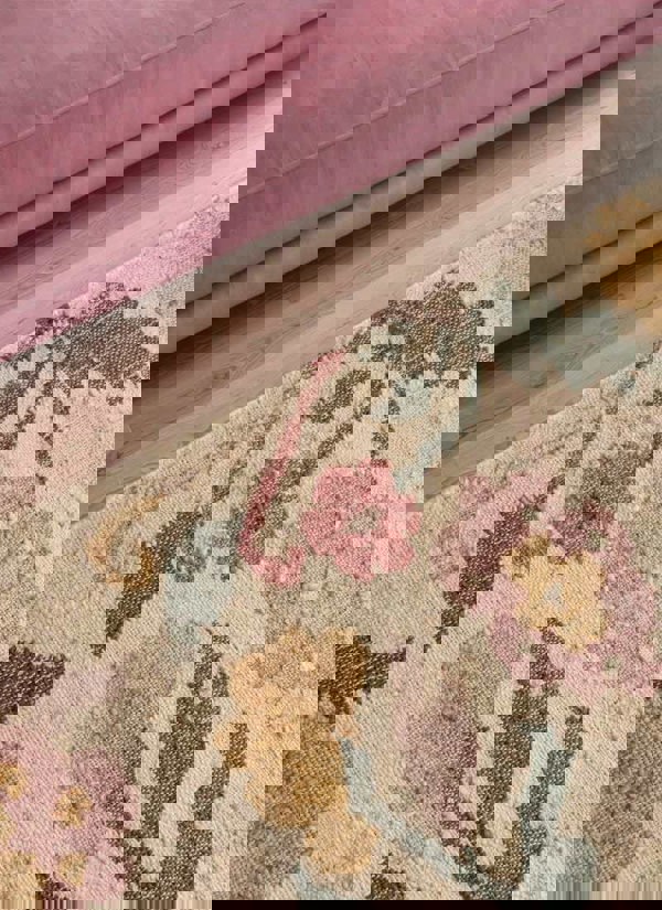 The Rugs Roya Afghan Kelim Rug Violette – Floral Design