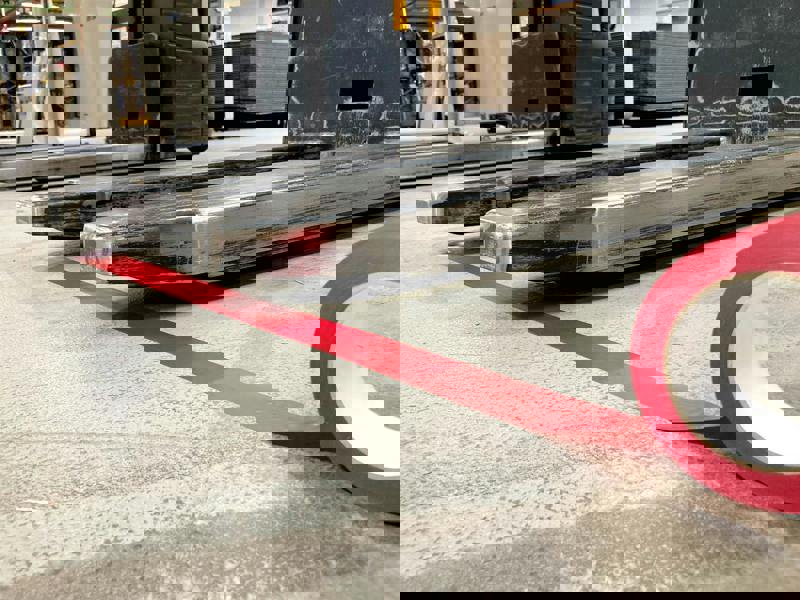 Durable DURALINE Strong Removable PVC Floor Marking Tape | 50mm x 33m | Yellow