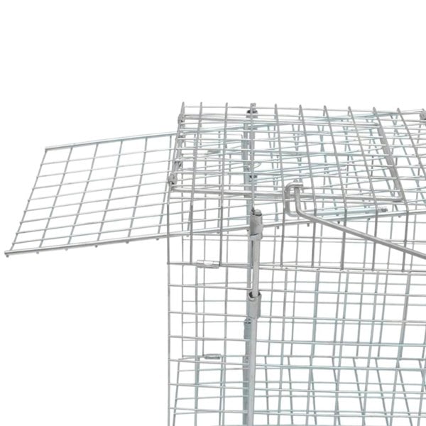 Berkfield Galvanised Live Trap 100 cm