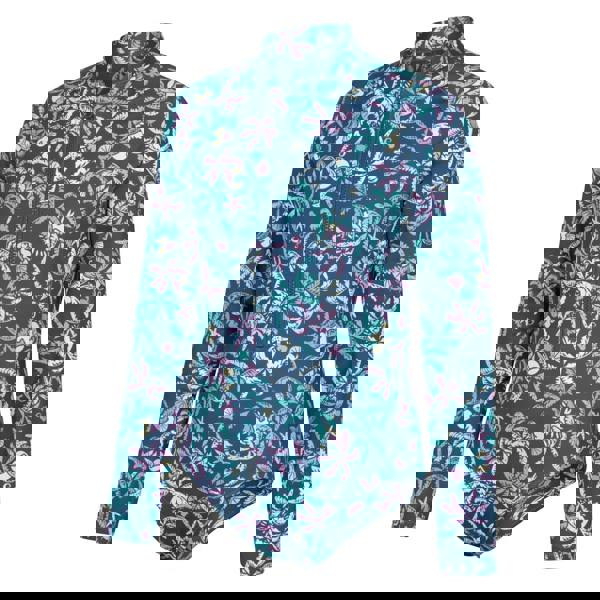 Mountain Warehouse Childrens/Kids Mira Palm Leaf Rash Guard - Dark Teal - 