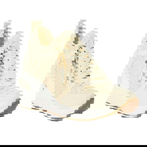 Dune London Womens/Ladies Eilin Lace Up Wedge Trainers - Natural - 