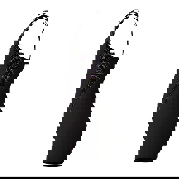 Black Speedo girls hyperboom splice legsuit with floral side design