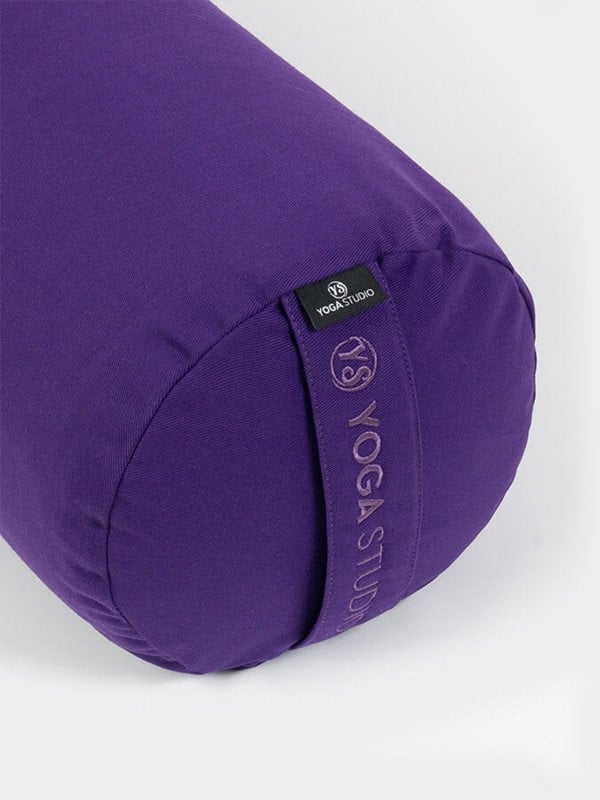 Yoga Studio EU Organic Buckwheat Drawstring Bolster - Purple