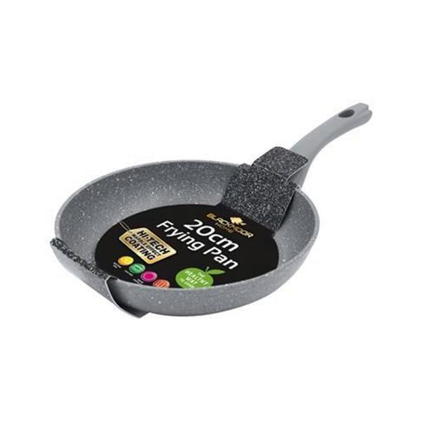 Dragodirect 20cm Grey Non-Stick Frying Pan Stone Coated Skillet
