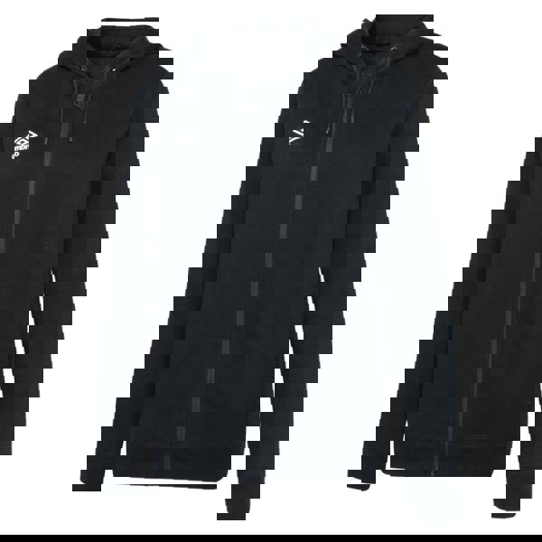 Umbro Womens/Ladies Club Leisure Full Zip Hoodie - Black/White - 