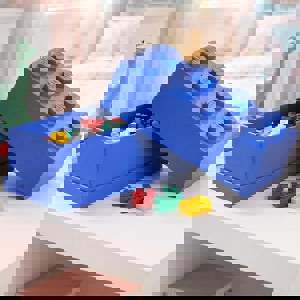 LEGO Mini Box 8 Storage Brick Blue