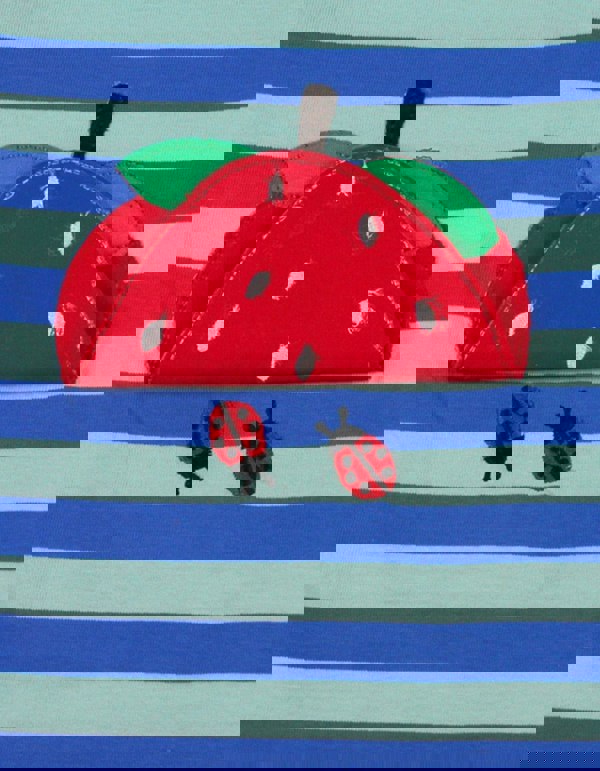 Organic Strawberry Applique T-Shirt - Toby Tiger UK Retail