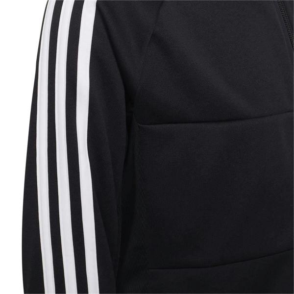 Adidas Childrens/Kids Sereno 3 Stripes Track Jacket - Black/White - 